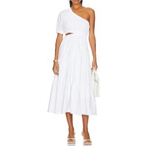 New STEVE MADDEN Nordstrom Women's Optic White Leena Maxi Dress Size M